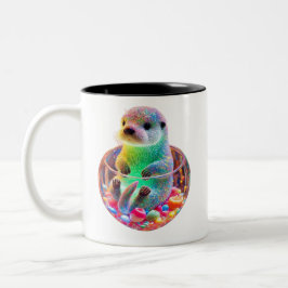 Wonderful Sea Otter Två-Tonad Mugg