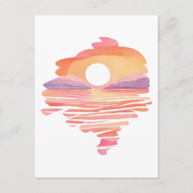 Wonderful Sunset Vykort (Framsida)