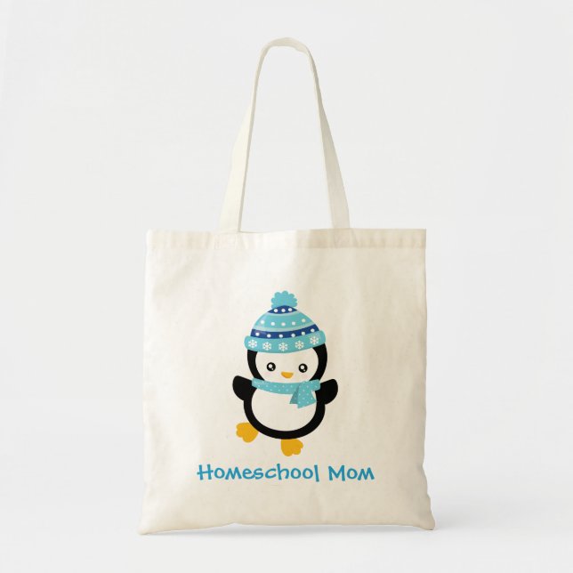 Wonderful Winter Penguin Homeschool Mamma Tygkasse (Framsidan)