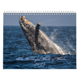 Wonderful World of Whales 2015 Calender Kalender
