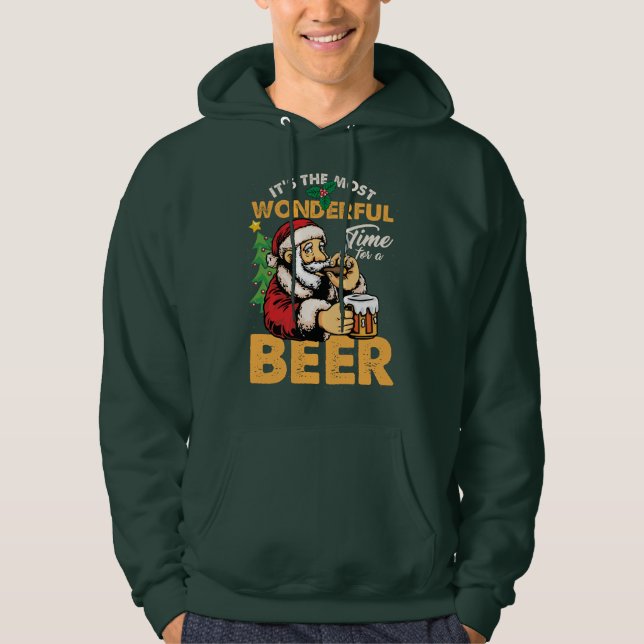 Wonderfull Time For A Beer Hoodie (Framsida)