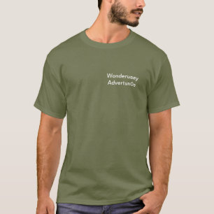 Wonderhussy Äventyr White Mountain Logotyp (Tillba T Shirt