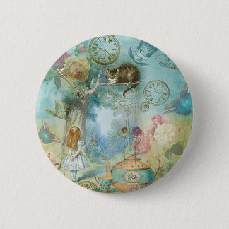 Wonderland - Alice i Wonderland Collage Knapp