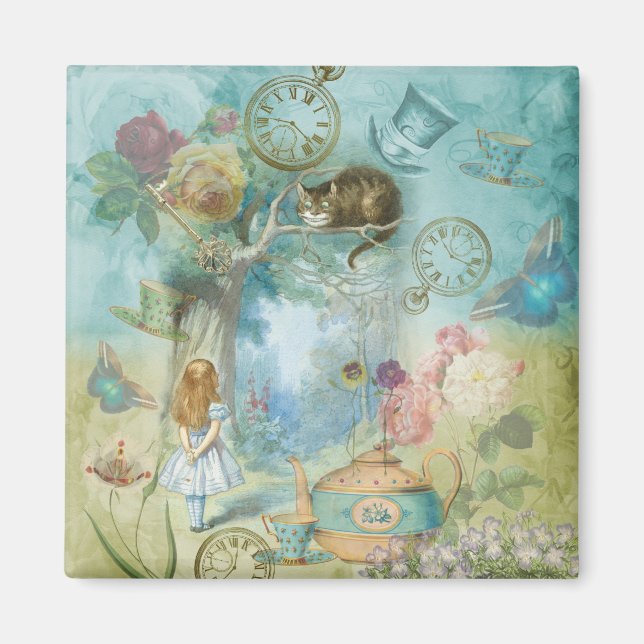 Wonderland - Alice i Wonderland Magnet (Framsidan)