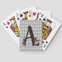 Wonderland Alice & Queen of Hearts Brev A Casinokort