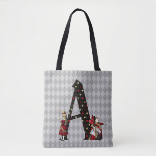 Wonderland Alice & Queen of Hearts Brev A Tygkasse
