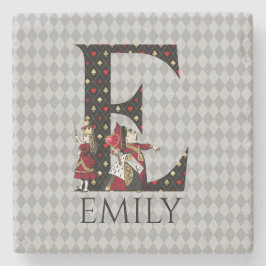 Wonderland Alice & Queen of Hearts Brev E Stenunderlägg