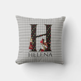 Wonderland Alice & Queen of Hearts Brev H Kudde