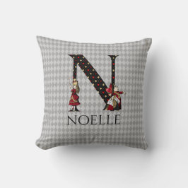 Wonderland Alice & Queen of Hearts Brev N Kudde