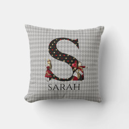 Wonderland Alice & Queen of Hearts Brev S Kudde