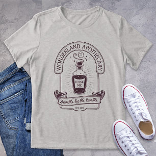 Wonderland Apothecary Logotyp Bookish T Shirt
