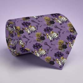 Wonderland Classic Pattern Necktie Tie Slips