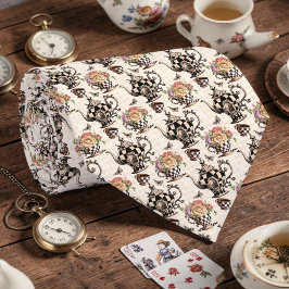 Wonderland Classic Teapot Pattern Necktie Tie Slips