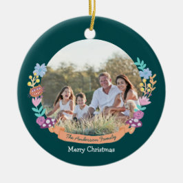 Wonderland Dreamer blommigt wandement_grönt Julgransprydnad Keramik