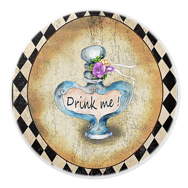 Wonderland Drink Me Knobs & Pulls Knopp (Framsidan)