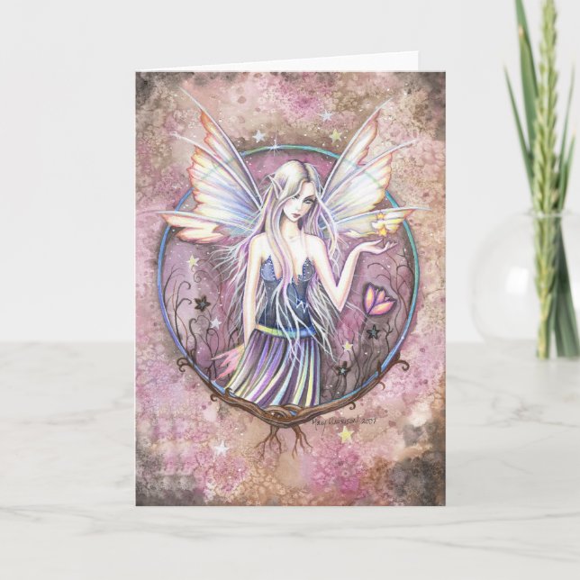Wonderland Fairy Greeting Card Kort (Framsida)