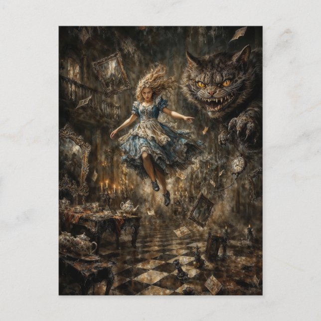 Wonderland Fall Vykort (Framsida)