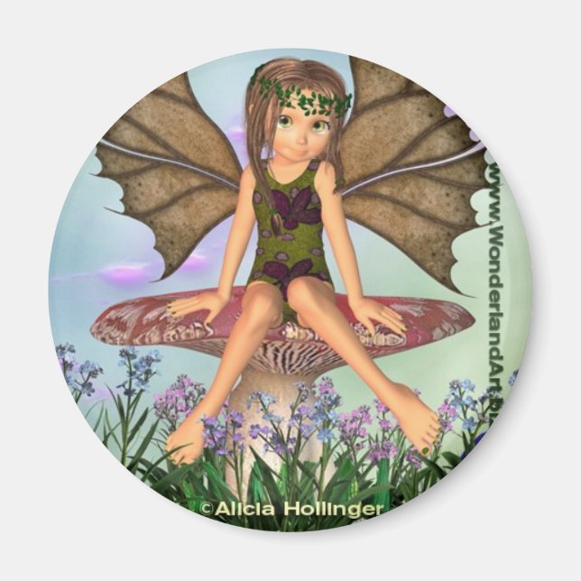 Wonderland Forest Fairy Magnet (Framsidan)
