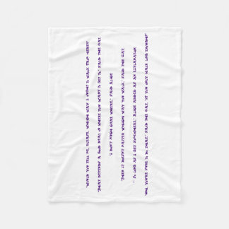 Wonderland inspiration Blanket Fleecefilt