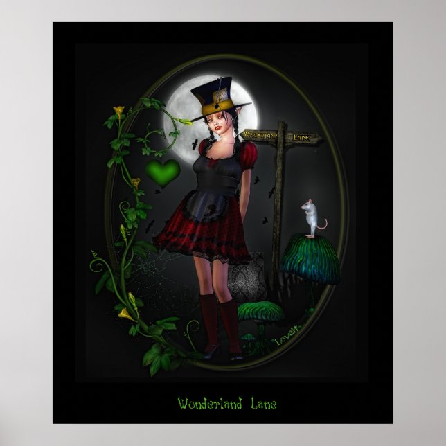 Wonderland lane poster (Framsidan)