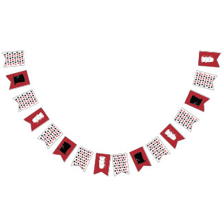 Wonderland Party Flags Vimplar