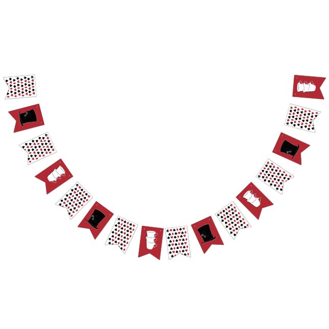 Wonderland Party Flags Vimplar (Alla)