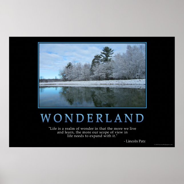 Wonderland Poster (Framsidan)