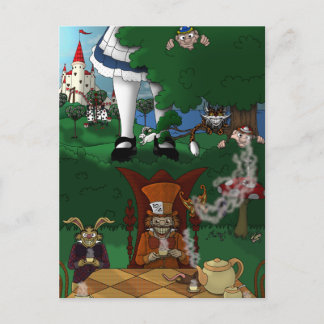 Wonderland Postkort Vykort