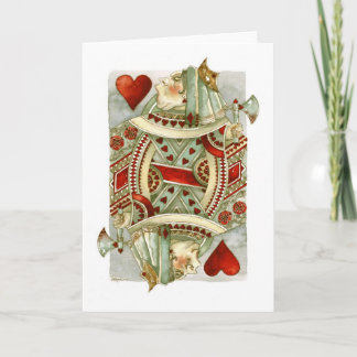 Wonderland Queen of Hearts Greeting Card Kort