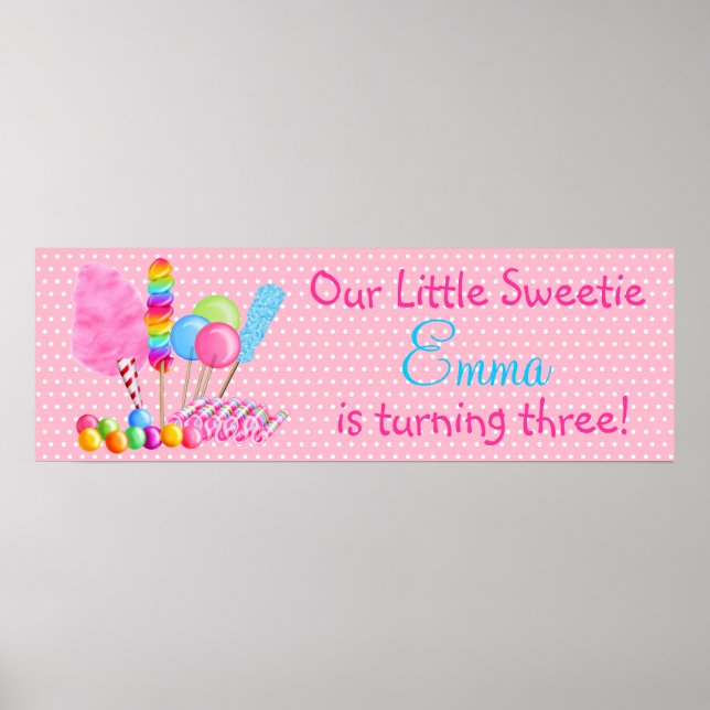 Wonderland Sweets Banner Poster (Framsidan)