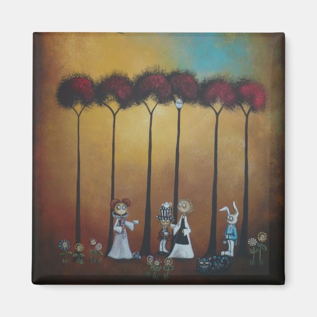 Wonderland Tea Party Magnet (Framsidan)