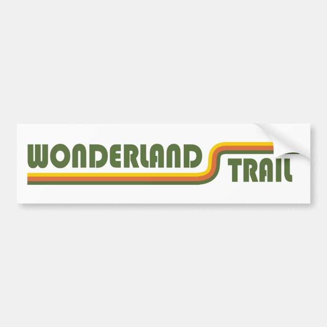 Wonderland Trail Bildekal (Framsidan)