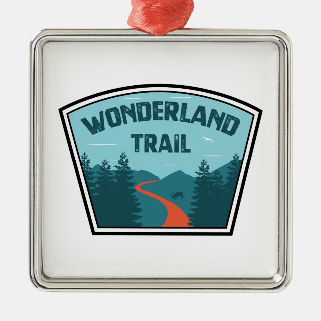 Wonderland Trail Julgransprydnad Metall (Framsidan)