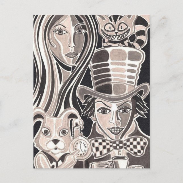 Wonderland Vykort (Framsida)