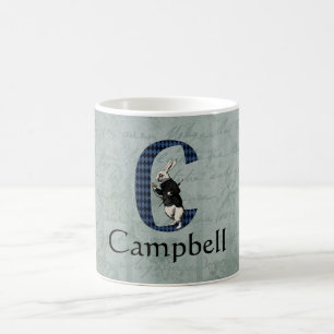 Wonderland White Rabbit Brev C Kaffemugg