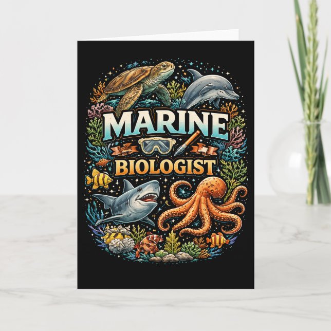 Wonders of the Ocean Realm Helgkort (Framsida)