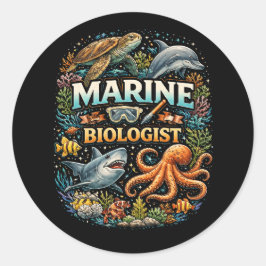 Wonders of the Ocean Realm Runt Klistermärke