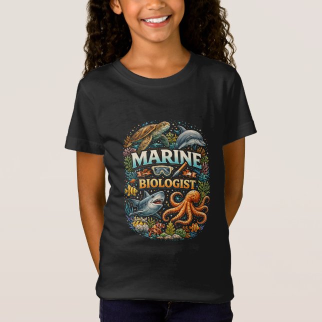 Wonders of the Ocean Realm T Shirt (Framsida)