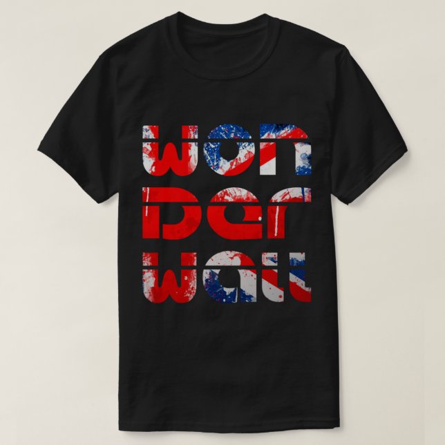 Wonderwall (UK flag) Oasis inspired T-Shirt Essent (Design framsida)