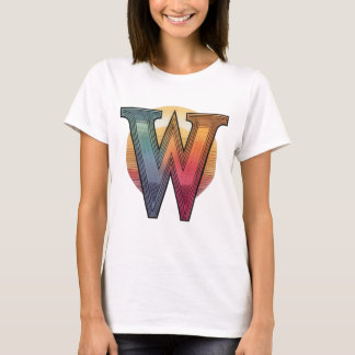 Wondrous W: Sunset Gradient T Shirt