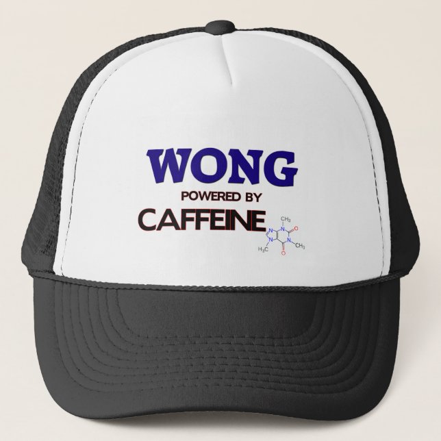 Wong drev vid koffein truckerkeps (Framsida)