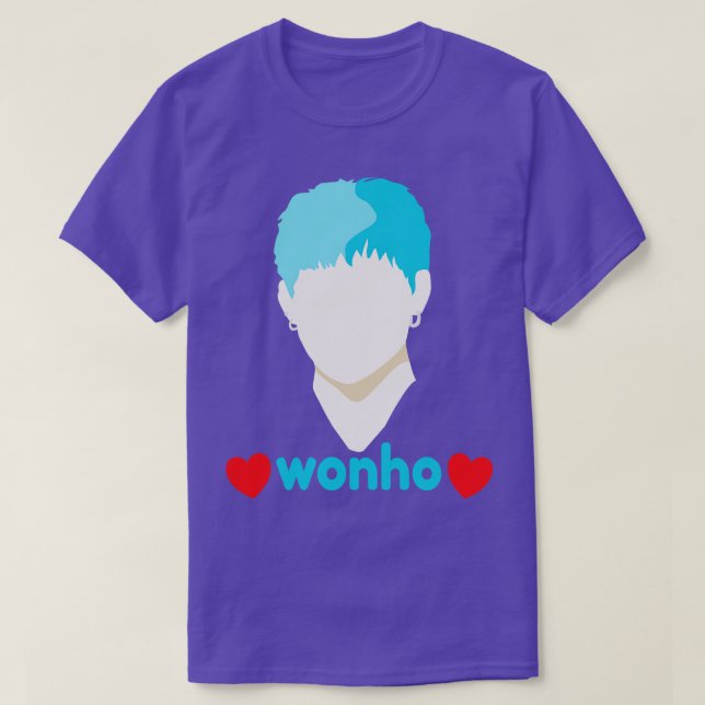 Wonho Kärlek Fläkt Klubb Fandom T Shirt (Design framsida)