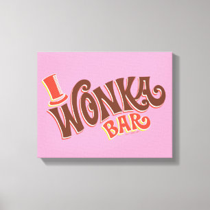 Wonka Bar Logo Canvastryck