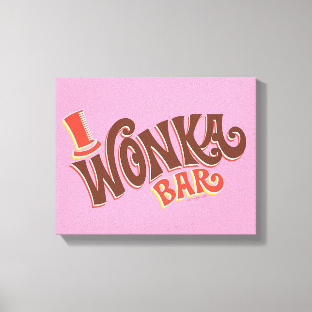 Wonka Bar Logo Canvastryck (Framsida)