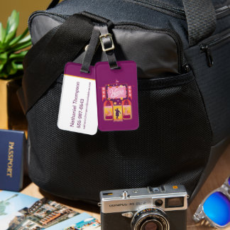 Wonka Candy Store Graphic Bagagebricka