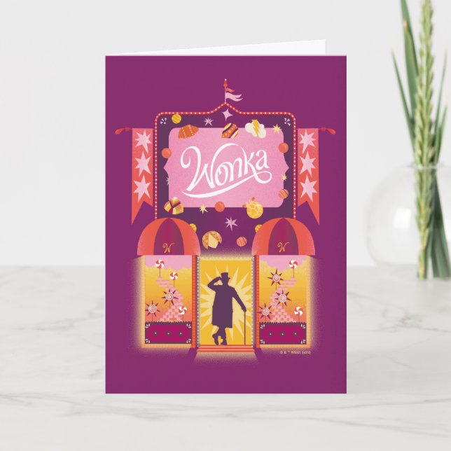 Wonka Candy Store Graphic Kort (Framsida)