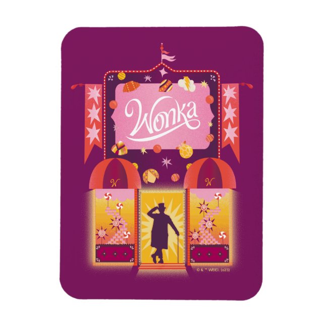 Wonka Candy Store Graphic Magnet (Vertikal)