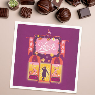 Wonka Candy Store Graphic Pappersservett