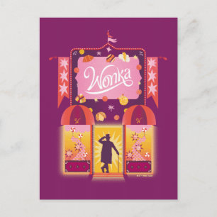 Wonka Candy Store Graphic Vykort