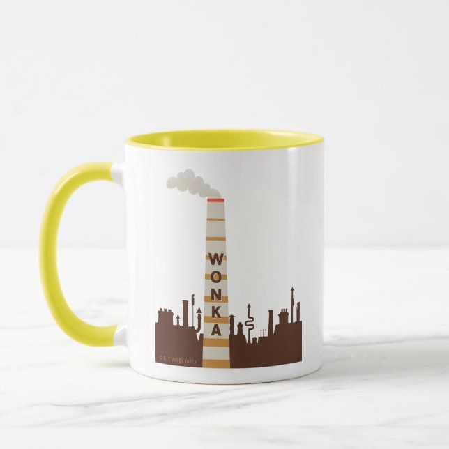 Wonka Factory Silhouette Mugg (Vänster)